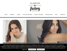 Tablet Screenshot of glamourfactory.com
